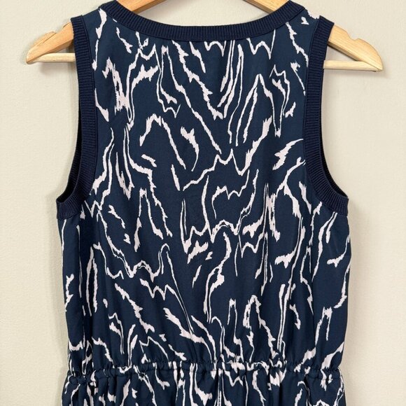 Athleta Rincon Abstract Print Mini Dress Womens XS Blue Active Activewear Casual - Picture 11 of 16